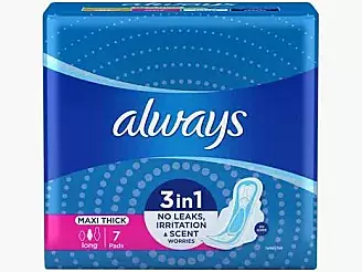 Always maxi thick extralong 7's Blue