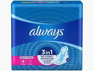 Always maxi thick extralong 7's Blue