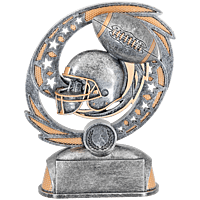 Hurricane Resin Trophy-6 1/2"(H)-Football