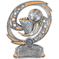 Hurricane Resin Trophy-7 1/2"(H)-Basketball