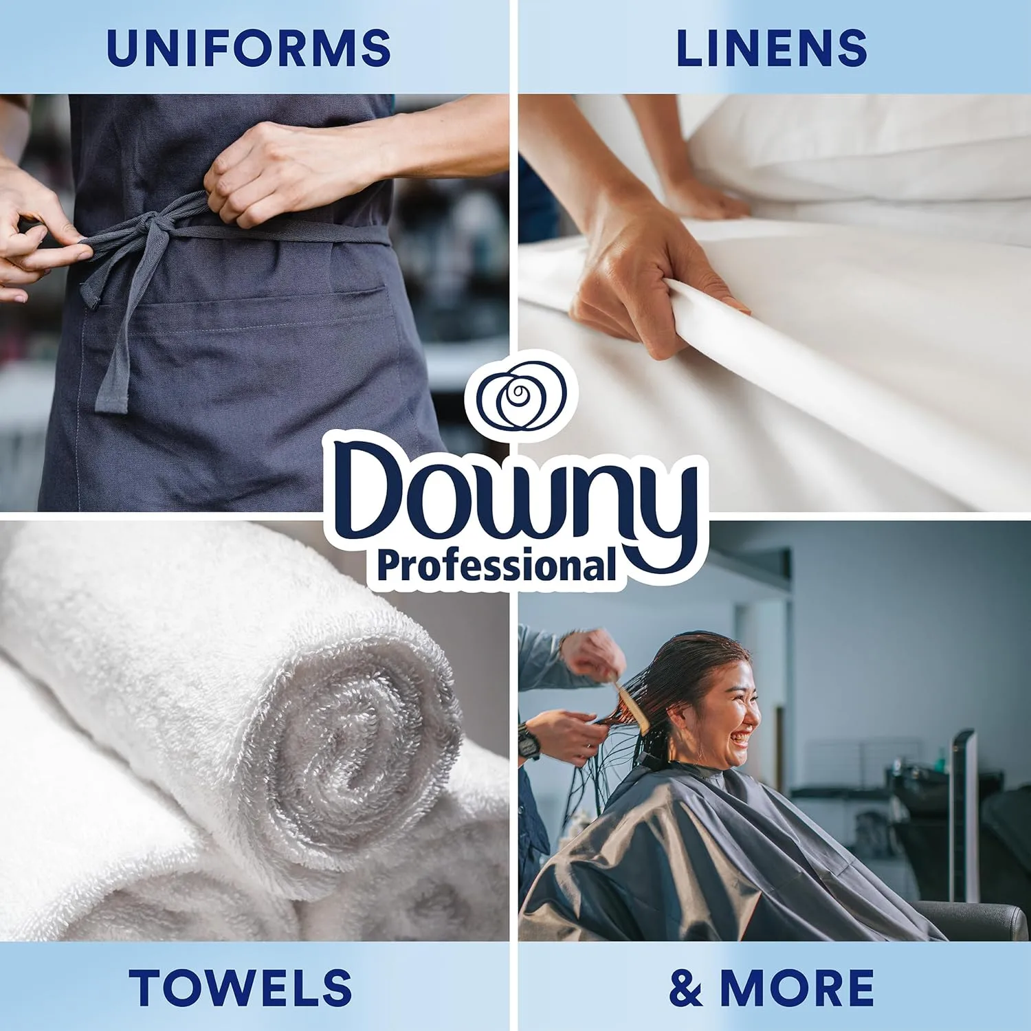 Downy Professional Commercial Liquid Fabric Softener, Clean & Fresh Scent