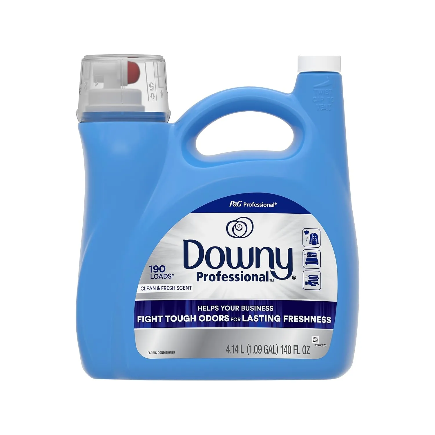 Downy Professional Commercial Liquid Fabric Softener, Clean & Fresh Scent