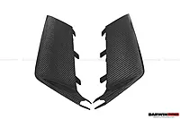 Audi RS6 Avant Carbon Fiber Front Bumper Caps | CFRP Aero Accents
