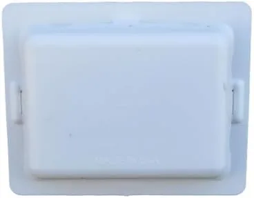 Dr. Shrink 4" x 5" White Self-Adhesive Wind Powered Vent