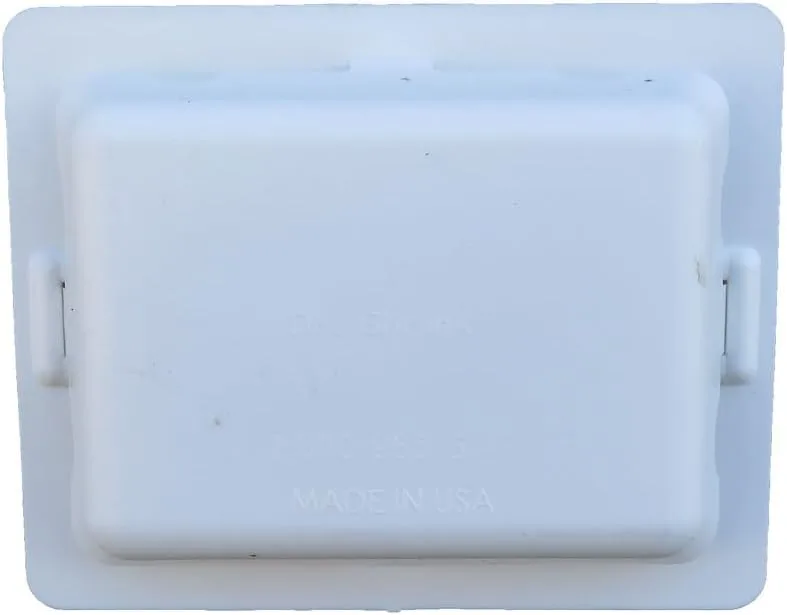 Dr. Shrink 4" x 5" White Self-Adhesive Wind Powered Vent