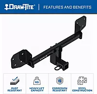 Draw-Tite 76227 Class 3 Trailer Hitch, 2 Inch Square Receiver, Compatible with 2010-2019 Subaru Outback, Wagon Except Sport