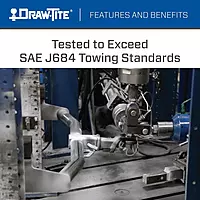 Draw-Tite 76603 Class 3 Trailer Hitch, 2 Inch Square Receiver, Compatible with 2020-2026 Mazda CX-30.