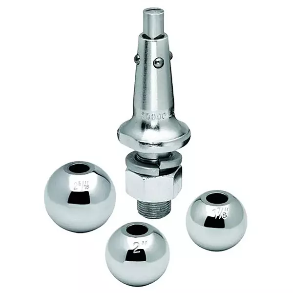 Draw-Tite Interchangeable Hitch Ball w/ 1" Shank - 1-7/8", 2", 2-5/16" Balls