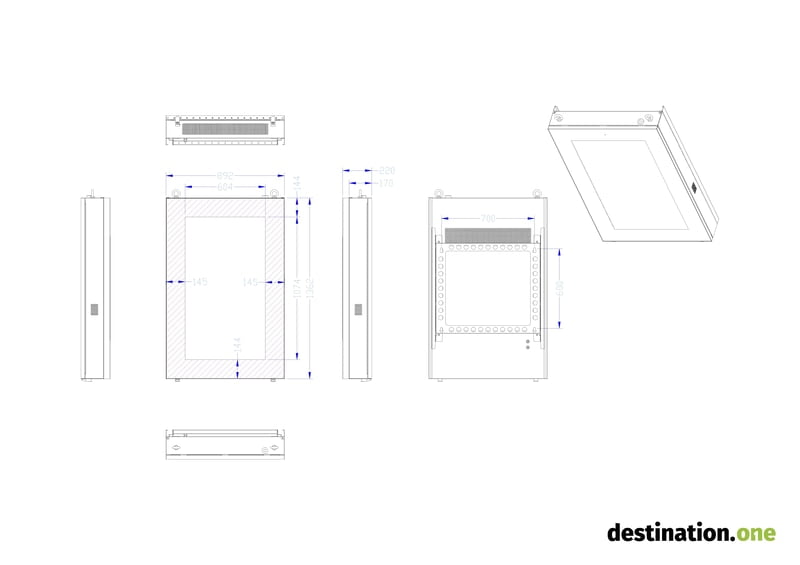 destination.kiosk 49-Zoll OUTDOOR - (Wandmontage Hochformat) destination.kiosk 49-Zoll OUTDOOR - (Wandmontage Hochformat)