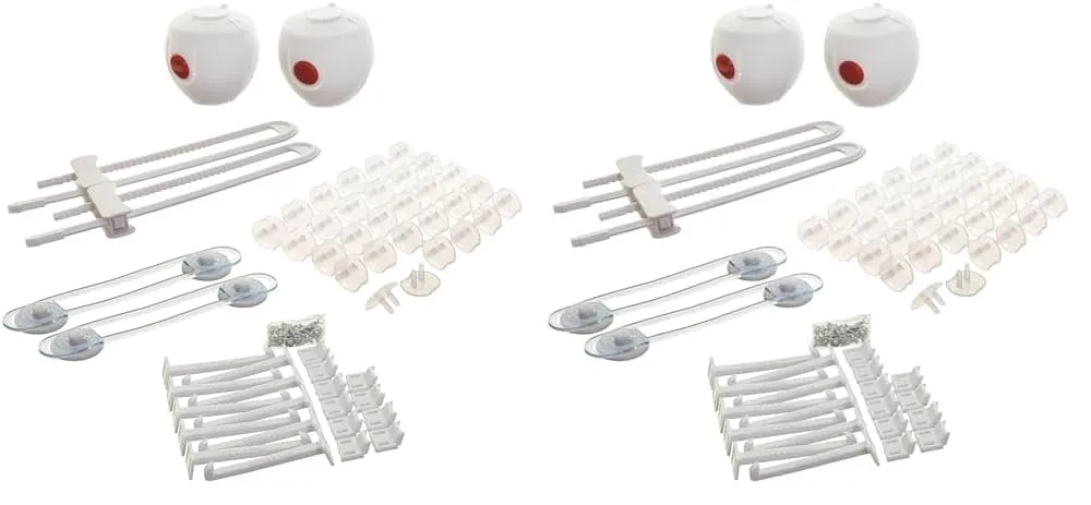 Dreambaby 46 Piece Home Safety Kit (Pack of 2) 46 Piece Set (Pack of 2)