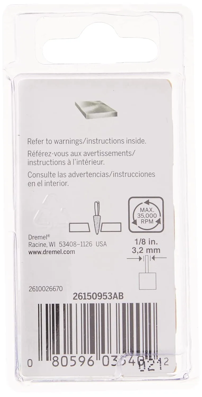 1/4" ALUMINUM OXIDE GRINDING STONE (DREMEL 953)