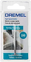 Dremel 199 Rotary Tool Accessory Carving Bit- Perfect for Wood, Plastic, and Soft Metals Disc 3/8 in