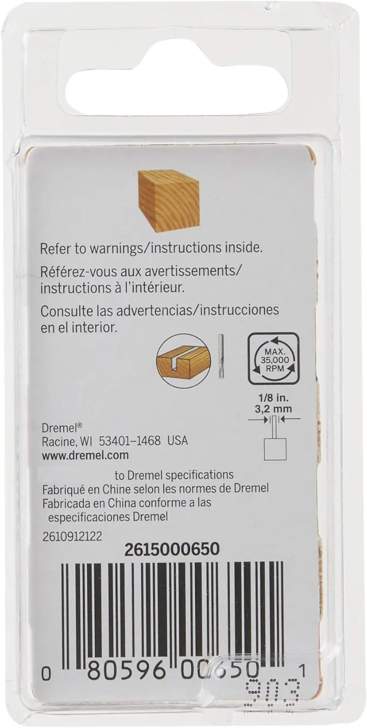 Dremel 650 1/8-Inch Straight Routing Bit