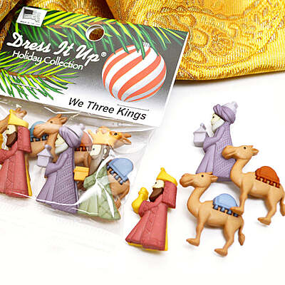 Bottoni Dress It Up Var. We Three Kings