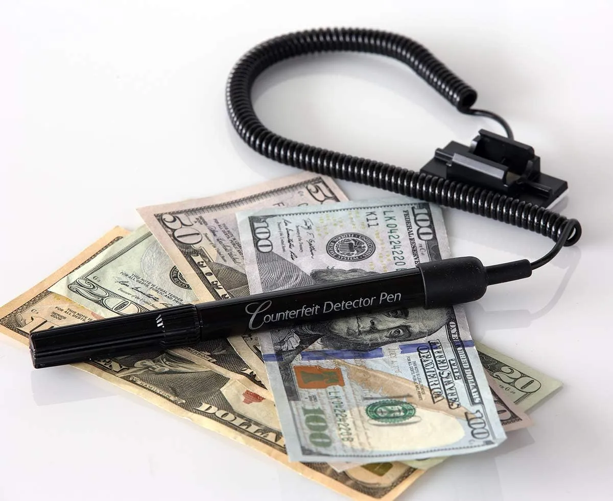 Dri-Mark Smart-Money Counterfeit Bill Detector Pen With Coil And Clip, U.s. Currency