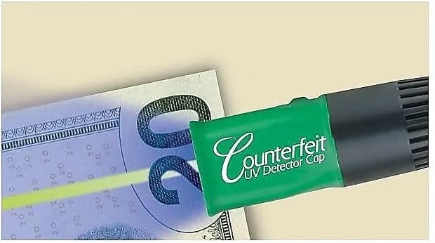 Smart Money Counterfeit Detector Pen with Reusable UV LED Light