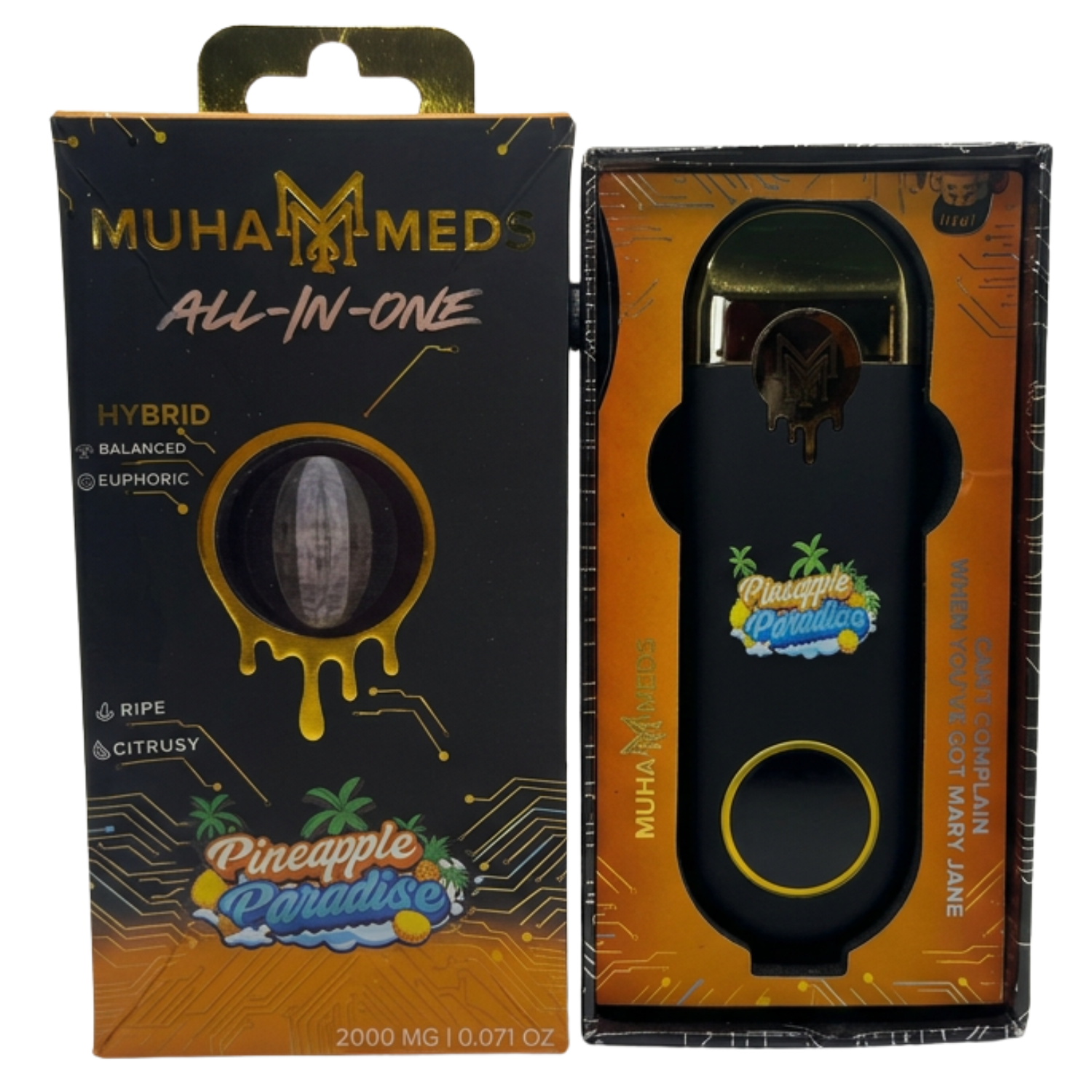 Muha Meds Pineapple Paradise THC Vapes