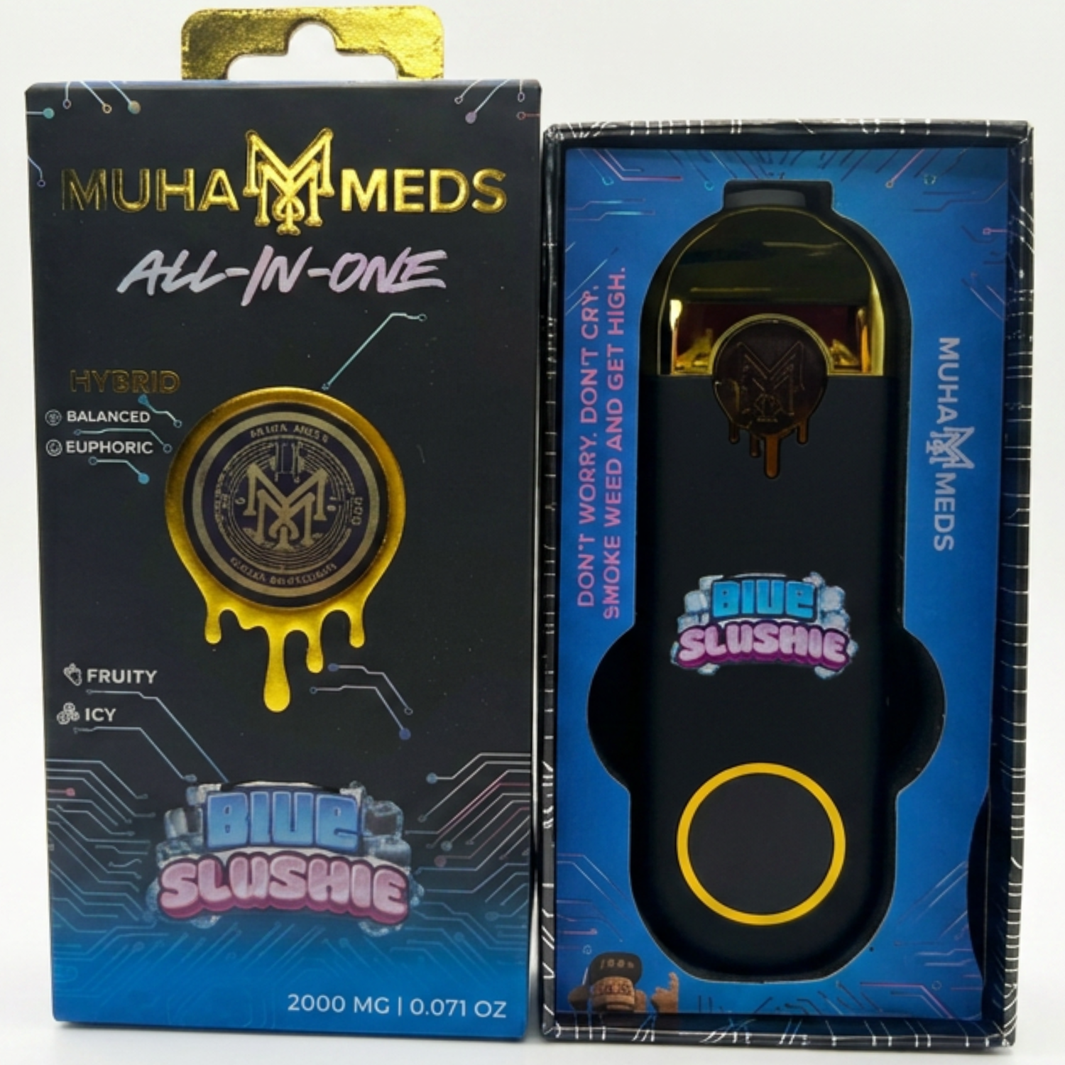 Muha Meds Blue Slushie THC Vapes