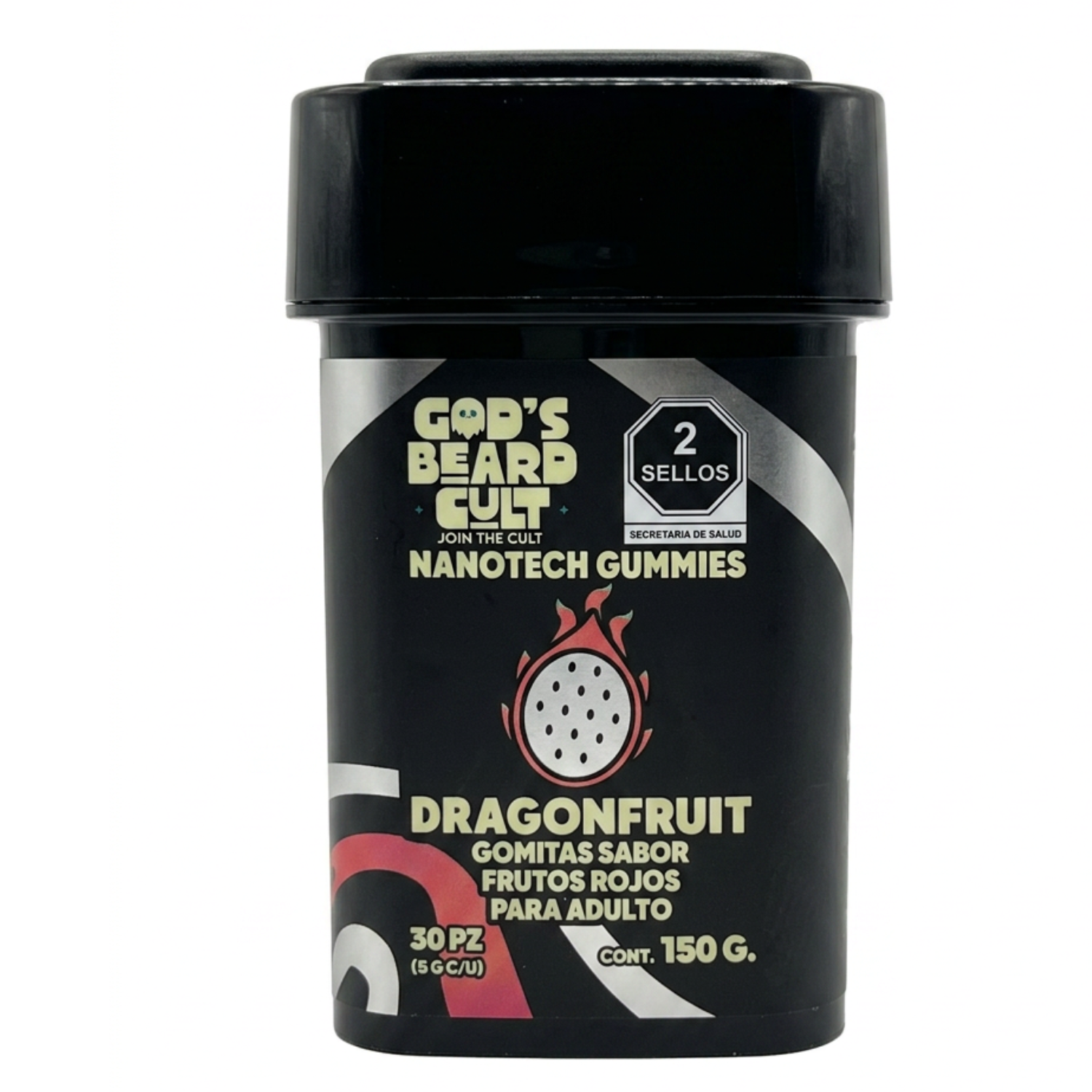 Gods Beard Cult Dragonfruit Nanotech Gummies