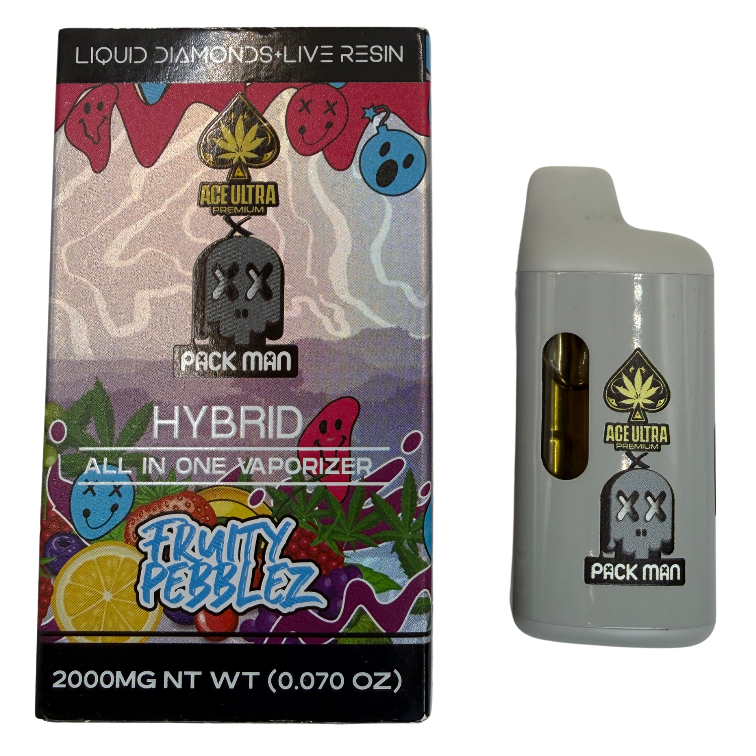 Pack Man Fruity Pebblez THC Vapes