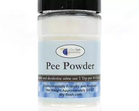 Dry Flush Pee Powder