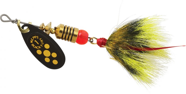 Mepps Black Fury Dressed Mepps Black Fury Dressed