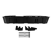 DuHa 10420 Under Seat Storage fits 2019-2026 Chevy Silverado/GMC Sierra Light Duty & 2020-2026 Heavy Duty Double Cab | Black Heavy Duty Back Seat Organizer