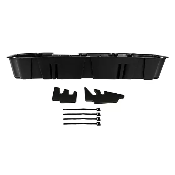 DuHa 10420 Under Seat Storage fits 2019-2026 Chevy Silverado/GMC Sierra Light Duty & 2020-2026 Heavy Duty Double Cab | Black Heavy Duty Back Seat Organizer