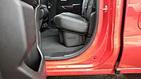 DU-HA 10421 Under Seat Storage fits 2019-2026 Chevy Silverado/GMC Sierra LD & 2020-2026 HD Double Cab | Brown Heavy-Duty Back Seat Organizer | Includes 2-Piece Dividers