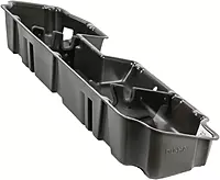 DU-HA 10421 Under Seat Storage fits 2019-2026 Chevy Silverado/GMC Sierra LD & 2020-2026 HD Double Cab | Brown Heavy-Duty Back Seat Organizer | Includes 2-Piece Dividers