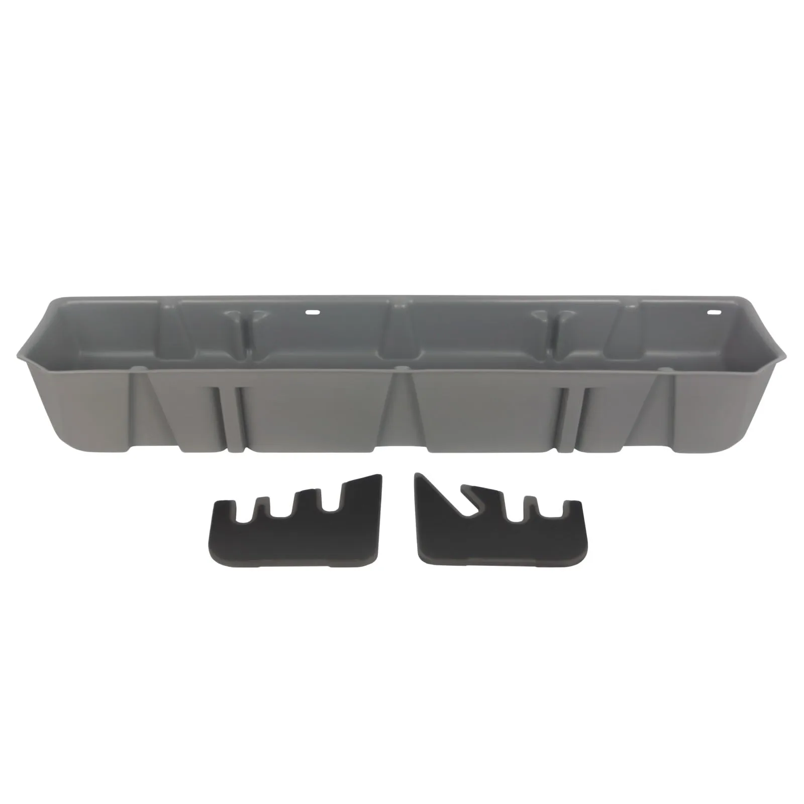 DUHA 20111 Under Seat Storage fits 2015-2026 F150 SuperCrew & 2017-2026 Super Duty Crew Cab - Light Gray