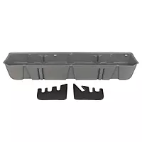 DUHA 20111 Under Seat Storage fits 2015-2026 F150 SuperCrew & 2017-2026 Super Duty Crew Cab - Light Gray