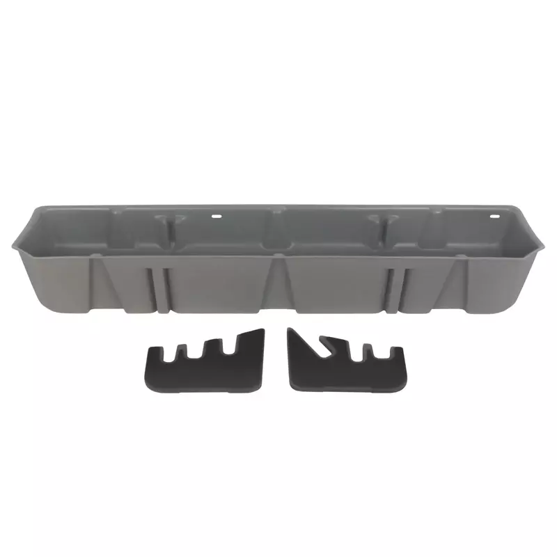 DUHA 20111 Under Seat Storage fits 2015-2026 F150 SuperCrew & 2017-2026 Super Duty Crew Cab - Light Gray