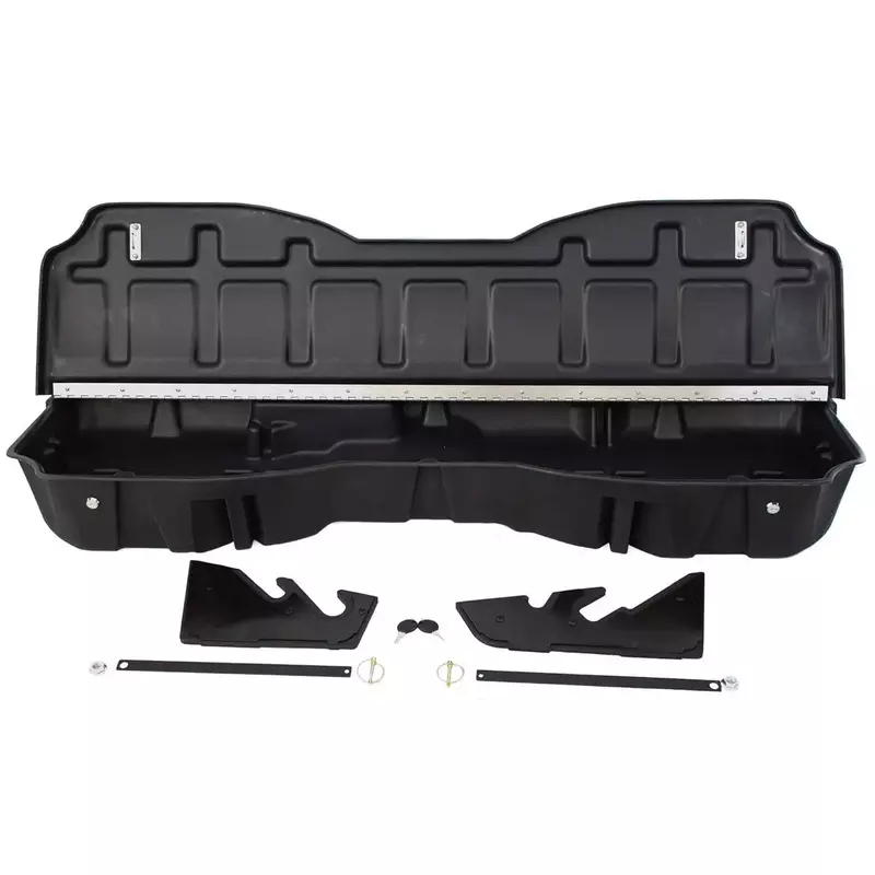 DuHa 30120 Under Seat Storage fits 2019-2026 Ram 1500 Crew Cab New Body Style | Black Heavy Duty Back Seat Organizer | Easy Installation | Seamless Integration
