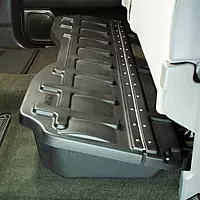 DuHa 30120 Under Seat Storage fits 2019-2026 Ram 1500 Crew Cab New Body Style | Black Heavy Duty Back Seat Organizer | Easy Installation | Seamless Integration