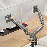 North Bayou Dual Monitor Desk Stand