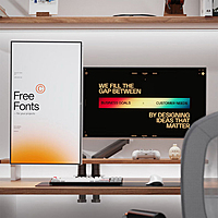 North Bayou Dual Monitor Desk Stand