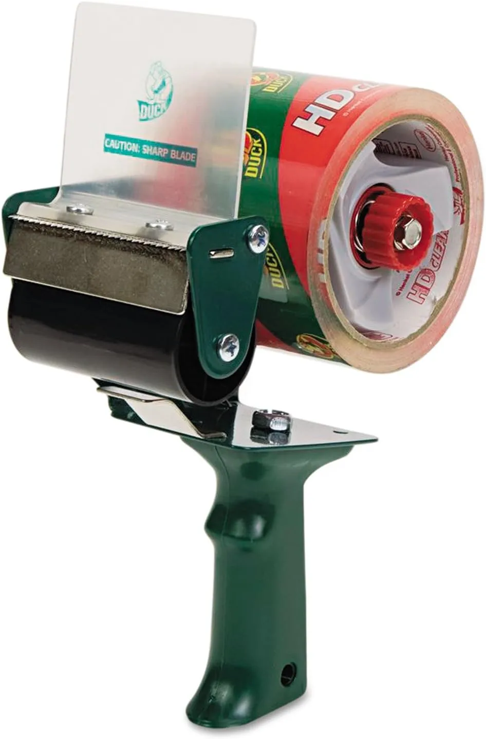 Duck Brand Standard Pistol Grip Tape Gun Dispenser for 3 inch Wide, 3 inch Core Packing Tape (1064012)