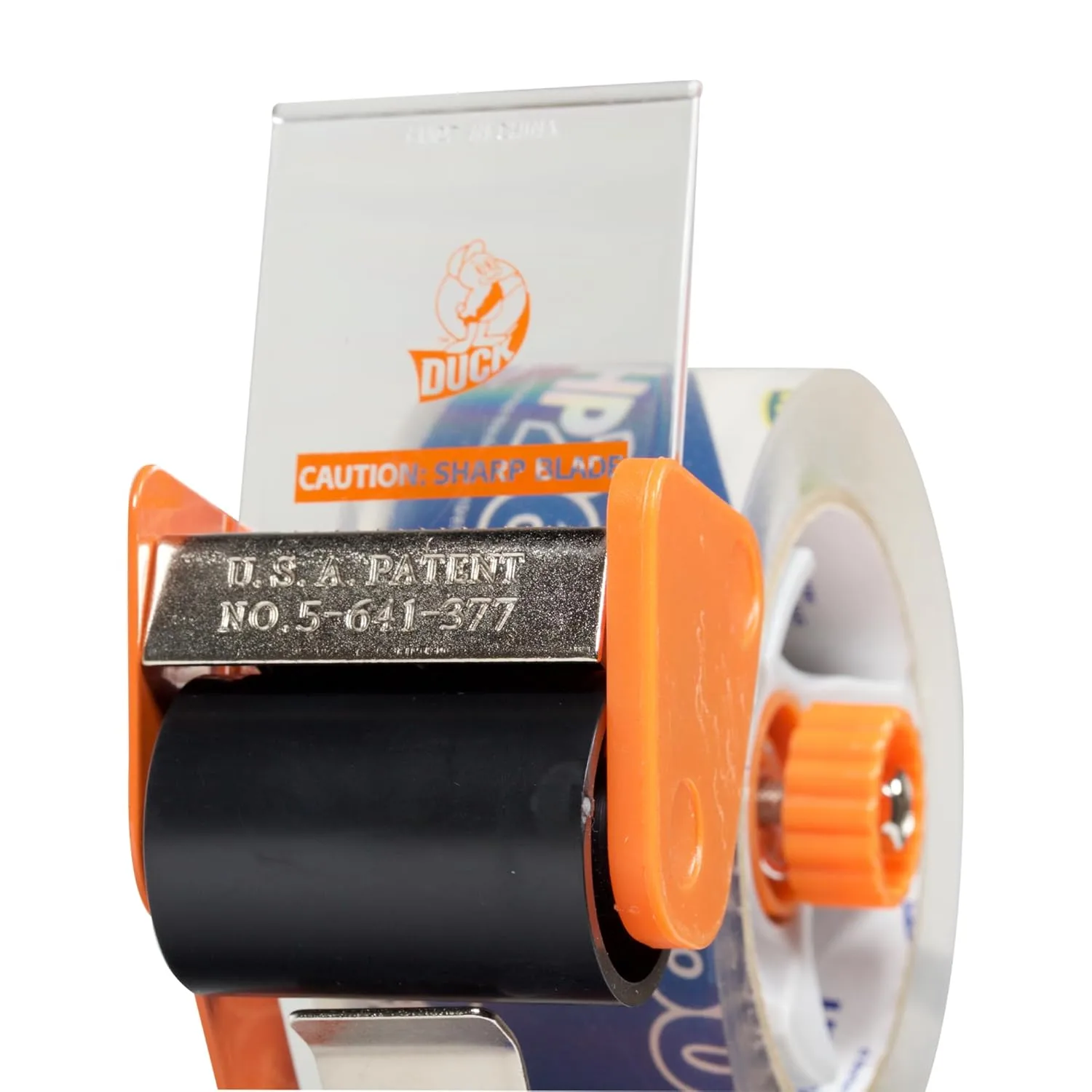 Duck BladeSafe Tape Gun with HP260 Packing Tape, 3" Core, 1.88" x 60yd