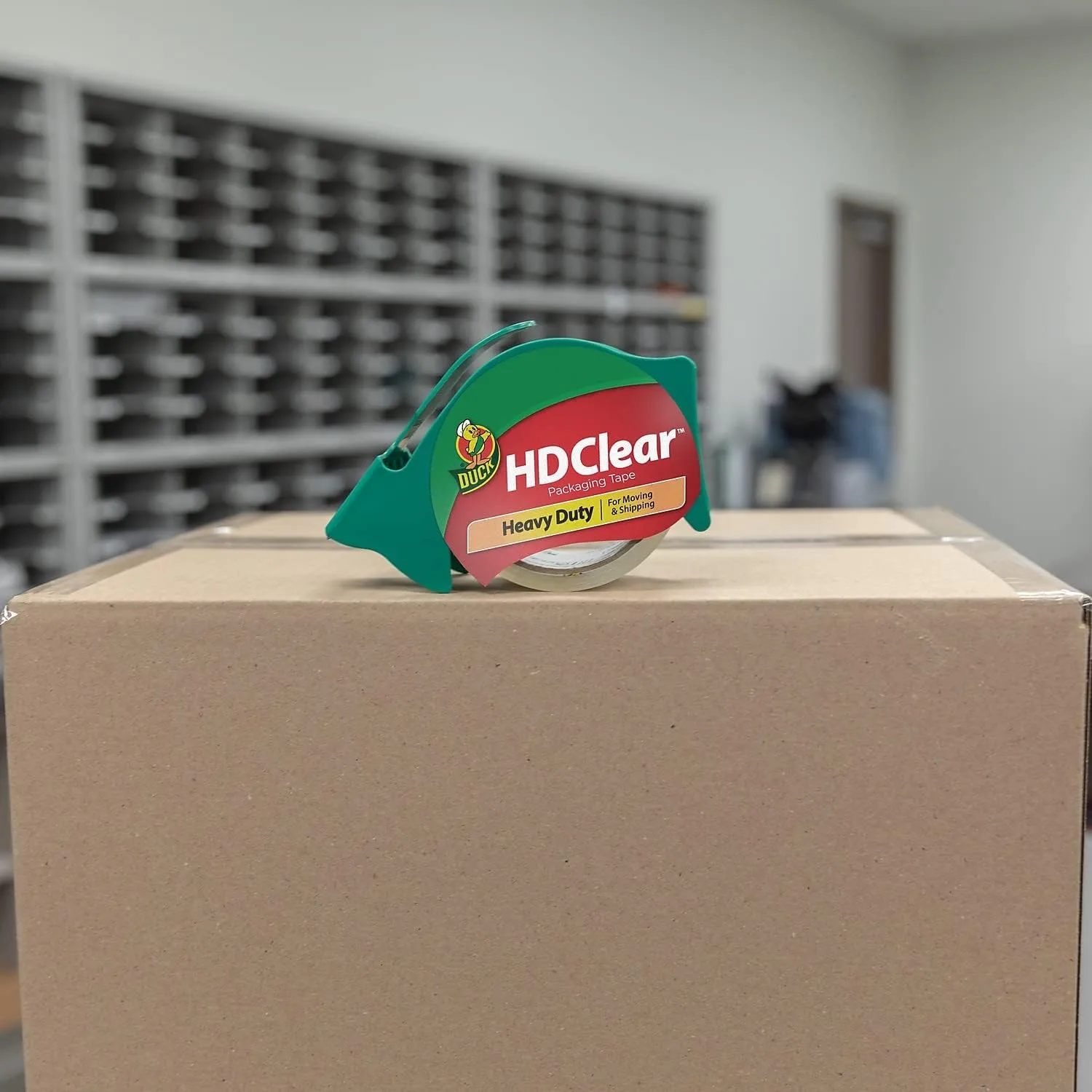 Duck Heavy-Duty Carton Packaging Tape, 1.88 x 55 Yards, Clear, 8-Pack