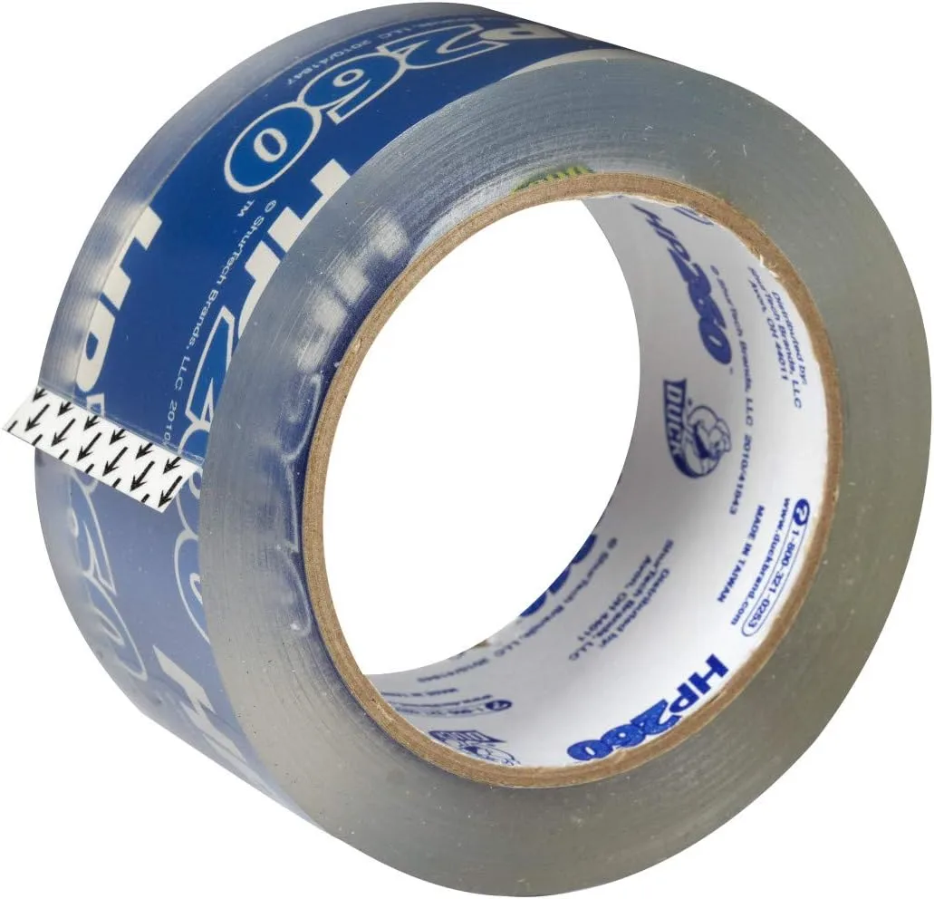 Duck HP260 Packing Tape With Dispenser, 1.88 in x 60 yd, Clear