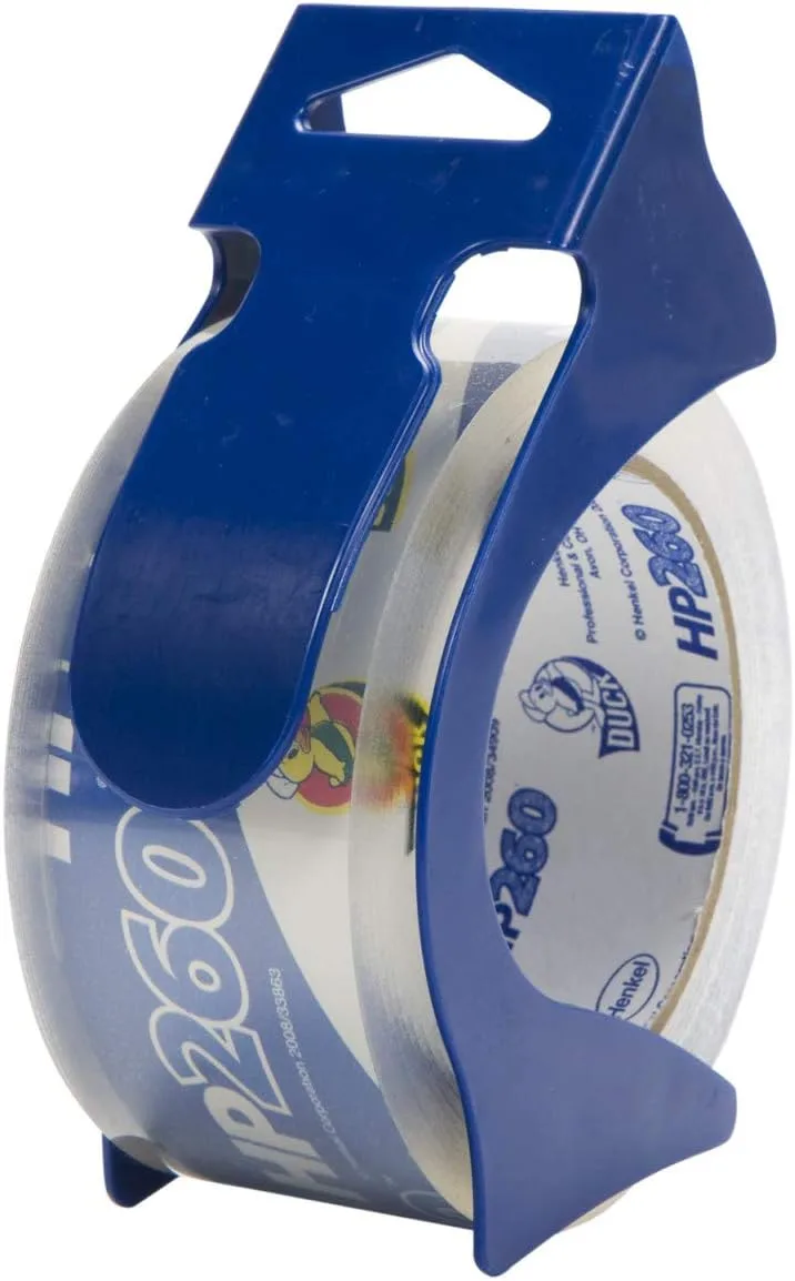 Duck HP260 Packing Tape With Dispenser, 1.88 in x 60 yd, Clear