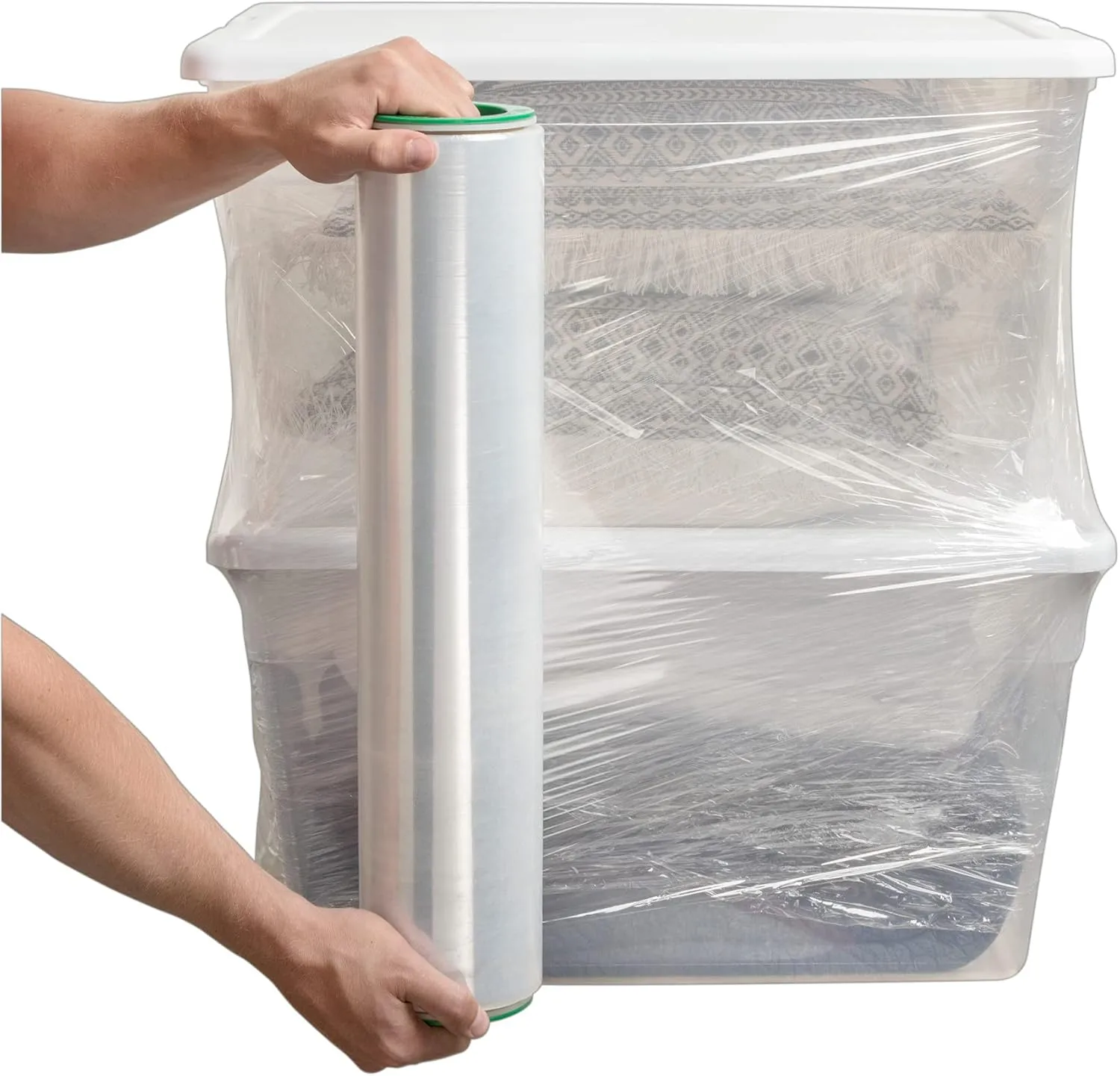 Duck Brand Stretch Wrap Roll, Clear, 20 inches by 1000 feet, 1 pack, 285850