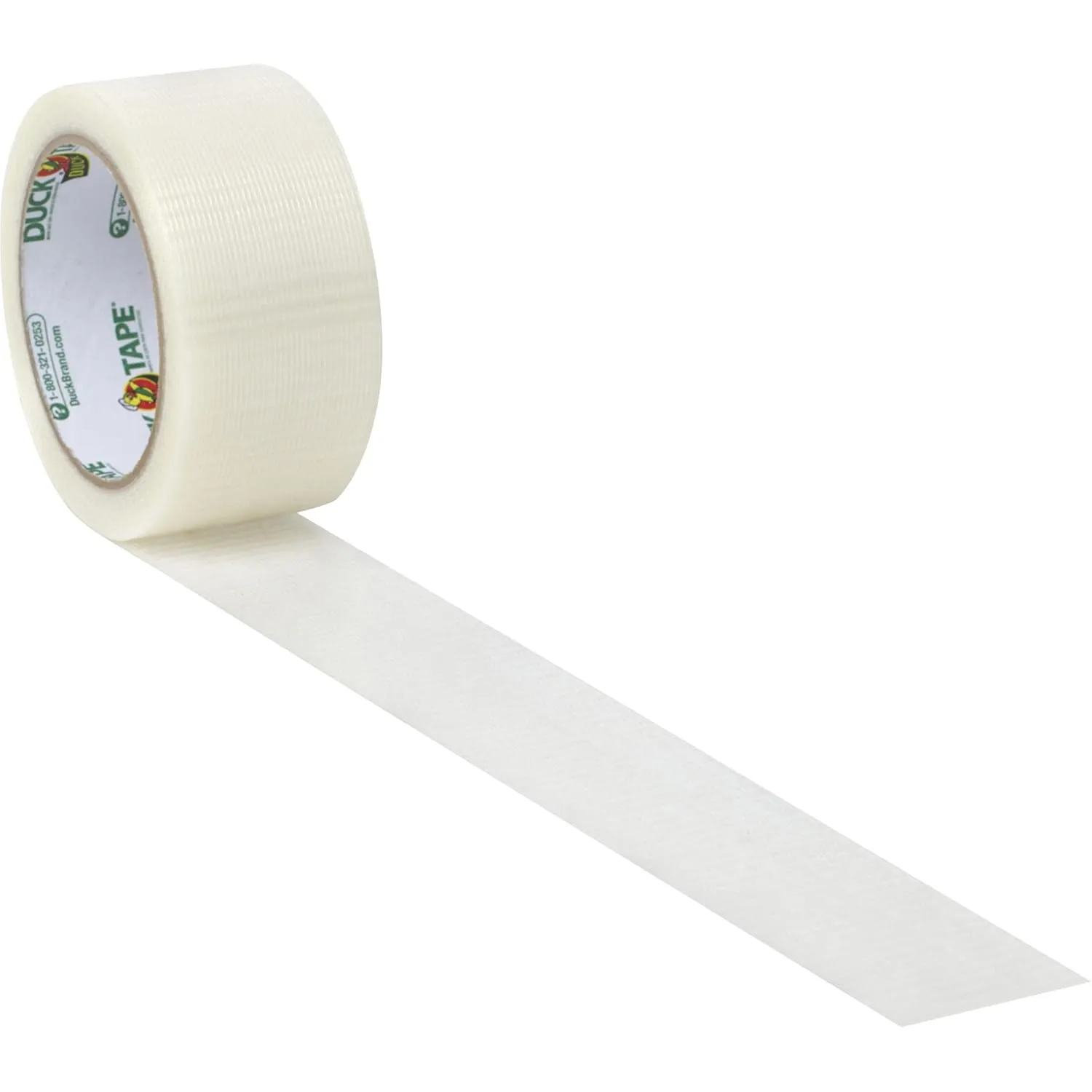 Duck Transparent Duct Tape, 1.88 in x 20 yd, Clear