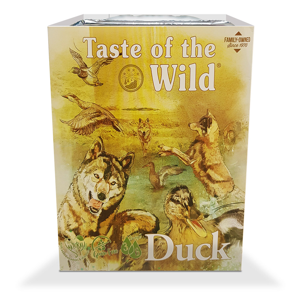 Taste Of The Wild Wet Food DUCK Fruit & Veg Tray Taste Of The Wild Wet Food DUCK Fruit & Veg Tray