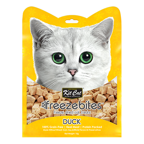 Kit Cat Freezebites Dried Duck 15g Cat Treat Kit Cat Freezebites Dried Duck 15g Cat Treat