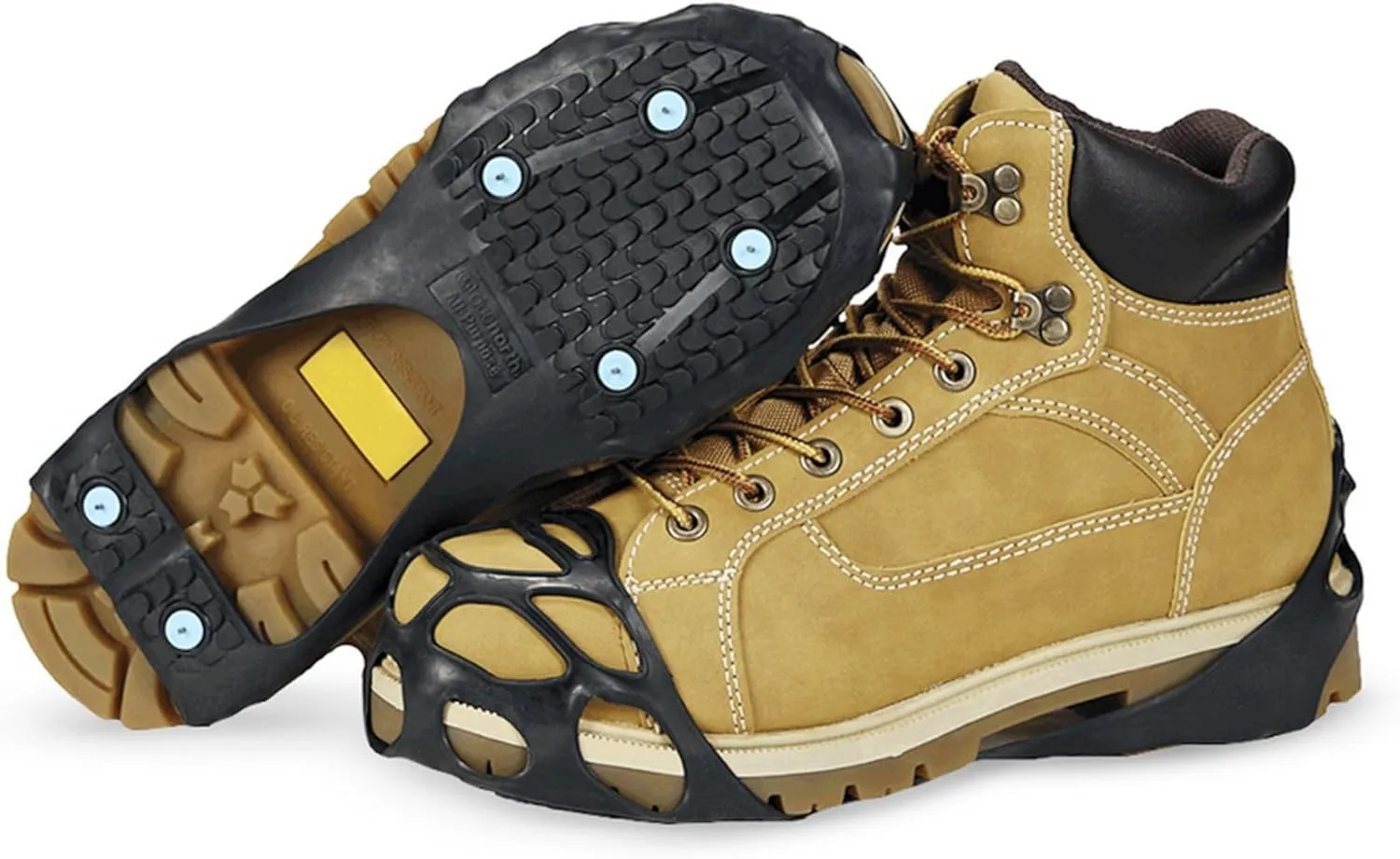 DUE NORTH All Purpose Ice Cleats - Full-Foot Traction Aids for Men & Women
