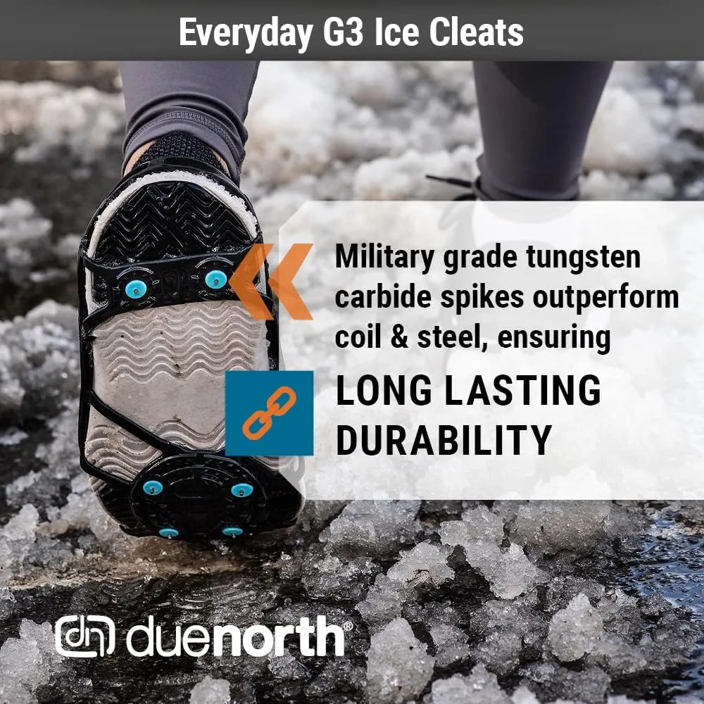 Due North Everyday G3 Ice and Snow Traction Aid Large/Extra Large Spike