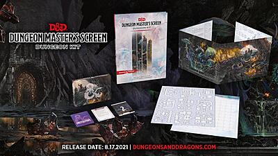 5E - D&D - WOTC - Dungeon Masters Screen: Dungeon Kit (Dungeons and Dragons DM Accessories)