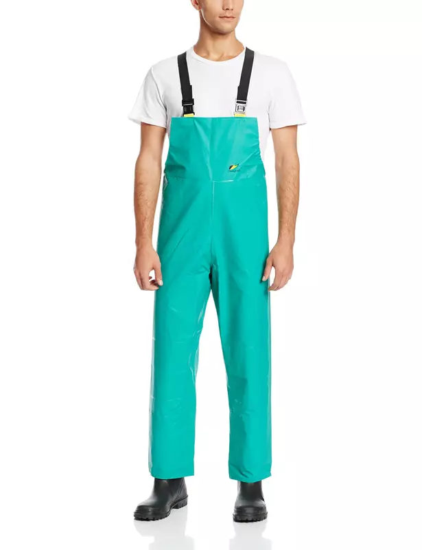 DUNLOP Protective Footwear, Chemtex Bib Overall, 7105000.SM, Size SM US